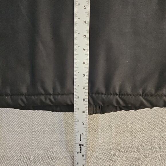 Chaps Heavy Coat Men's XL Navy Full Zip Stow-Away Hoodie Fleece Lined Drawstring - Picture 11 of 16